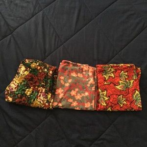 Lot of 3 Lularoe Leggings TC